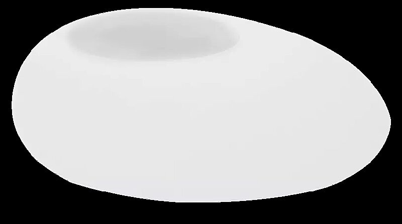 Pflanzbehälter MALUR-LIGHT, Höhe 500 mm, transluzent beleuchtet