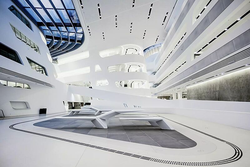 Sitzbank JONATHAN aus UTC®-Beton, in weiß