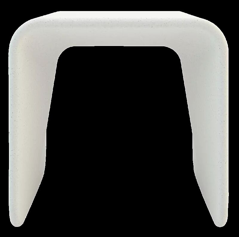 Sitzbank SPRING aus UTC®-Beton, in weiß