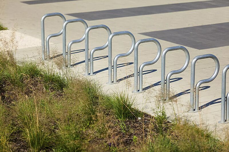 Anlehnbügel BIKEPARK, zum Aufdübeln