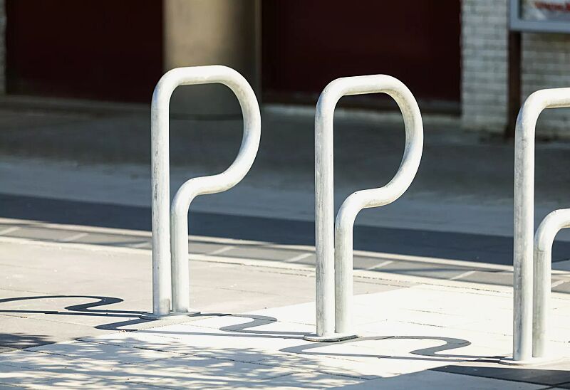 Anlehnbügel BIKEPARK, zum Aufdübeln