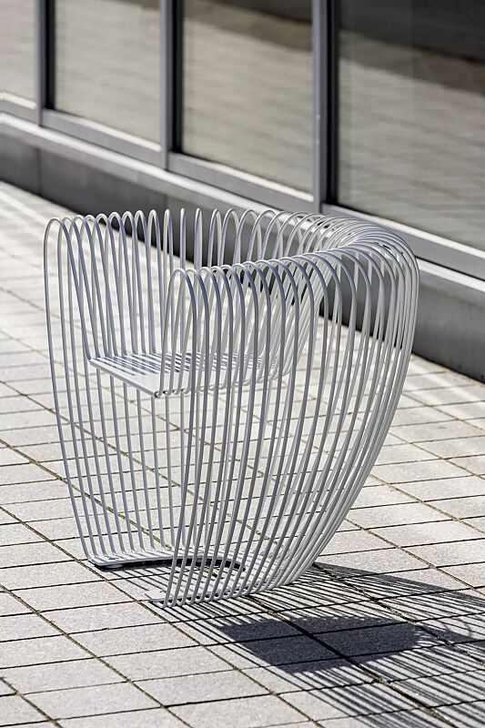 Sitz BUBBLE in RAL 9010 reinweiß