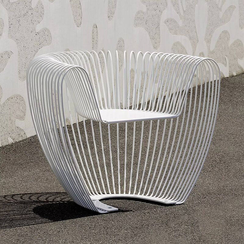 Sitz BUBBLE in RAL 9010 reinweiß