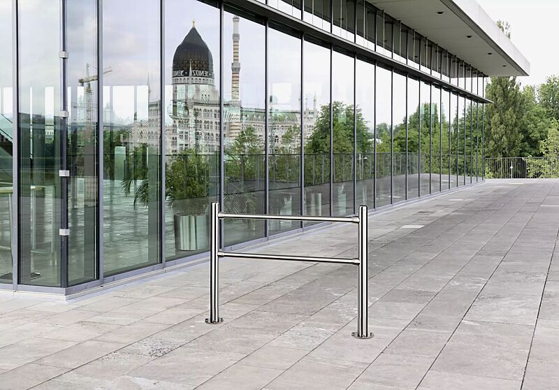 Geländersystem BORVO ohne Handlauf, mit Rundkopf, 1 m, zum Aufdübeln