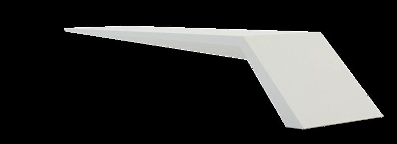 Sitzbank WING aus UTC®-Beton, in weiß