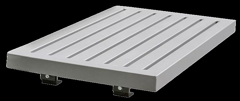 Mauerauflage LIGURIA ohne Rückenlehne, Breite 900 mm, Stahlteile in RAL 9007 graualuminium