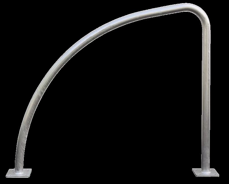 Anlehnbügel SACEAMENTO zum Aufdübeln, feuerverzinkt