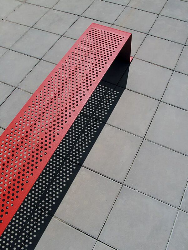 Detail: Sitzfläche ohne Kunststoffnoppen