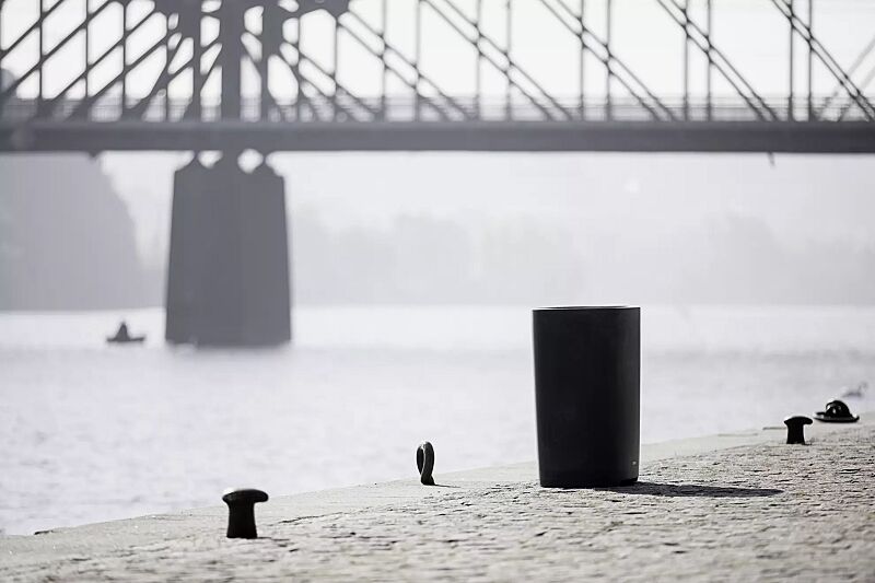 Abfallbehälter BETTER in dunkelgrau