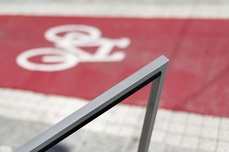 Detail: integrierter Gummistreifen