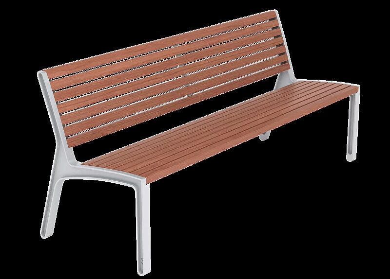 Sitzbank MIELA mit schmaler Jatobaholzbelattung