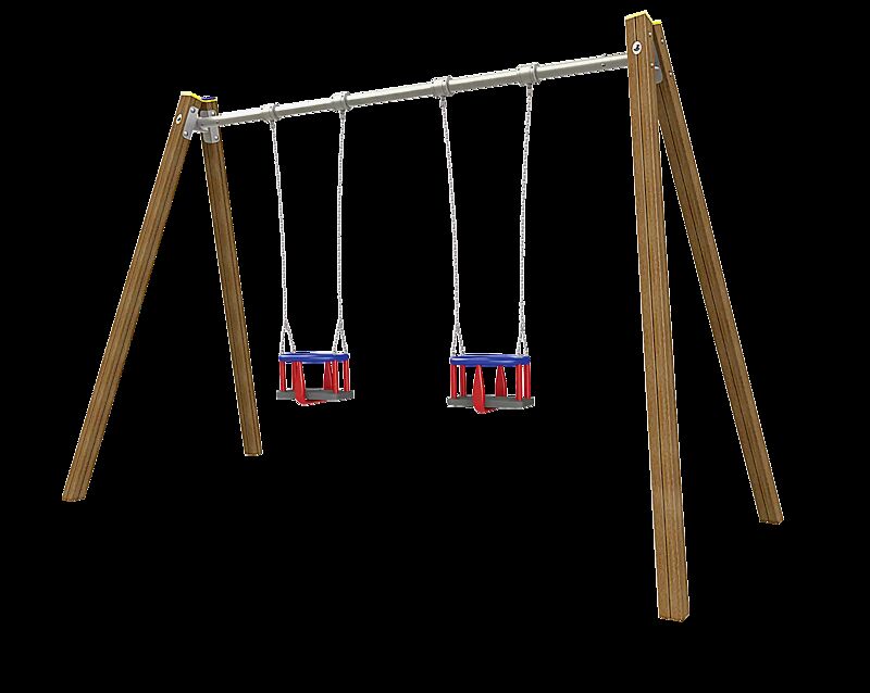 Rundum-Schaukel VARY mit 2 Kleinkind-Sicherheitssitzen