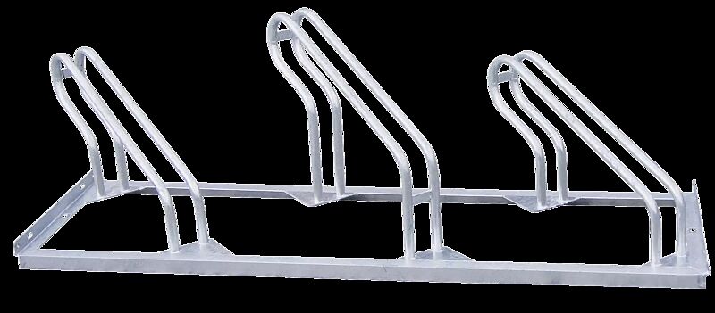 Fahrradständer UNIVERSAL, 45°-Einstellung links, 3 Stellplätze