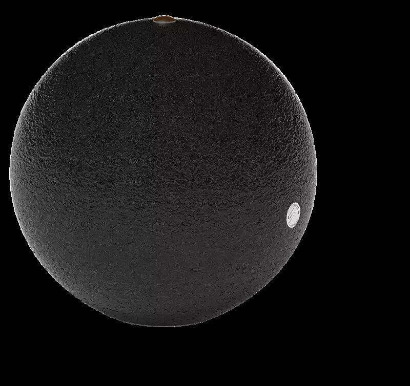 Poller SFERA aus rekonstituiertem Marmor gestockt, in schwarz ebano