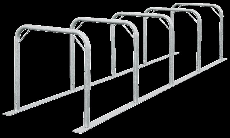 Reihenanlehnbügel SPRINGS, 5er-Einheit