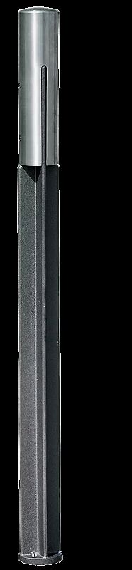 Poller EVEOLE mit Sechskantschraube, in RAL 7016 anthrazitgrau