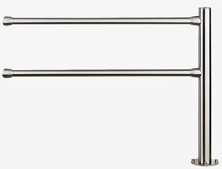 Ergänzungsset Geländersystem BORVO ohne Handlauf, mit Flachkopf, 1 m, zum Aufdübeln