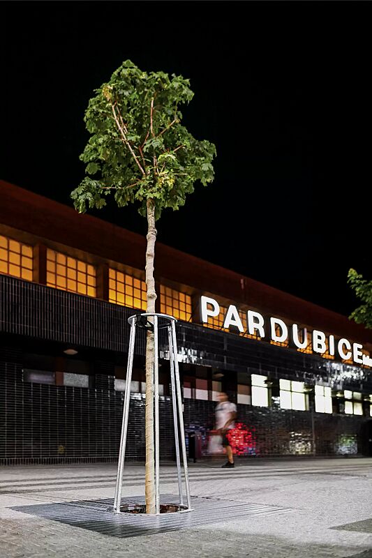 Baumschutzrost ARBOTTURA, quadratisch, mit Baumschutzgitter