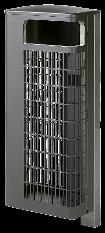 Abfallbehälter IMAWA mit Abfallsackhalterung, in DB 703 eisenglimmer