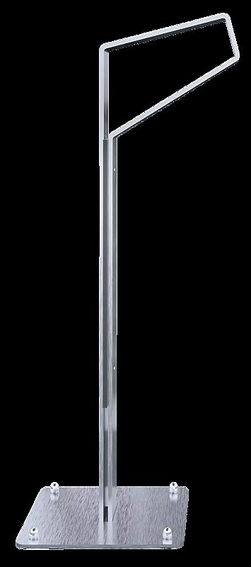 Anlehnbügel GREYHOUND aus Edelstahl