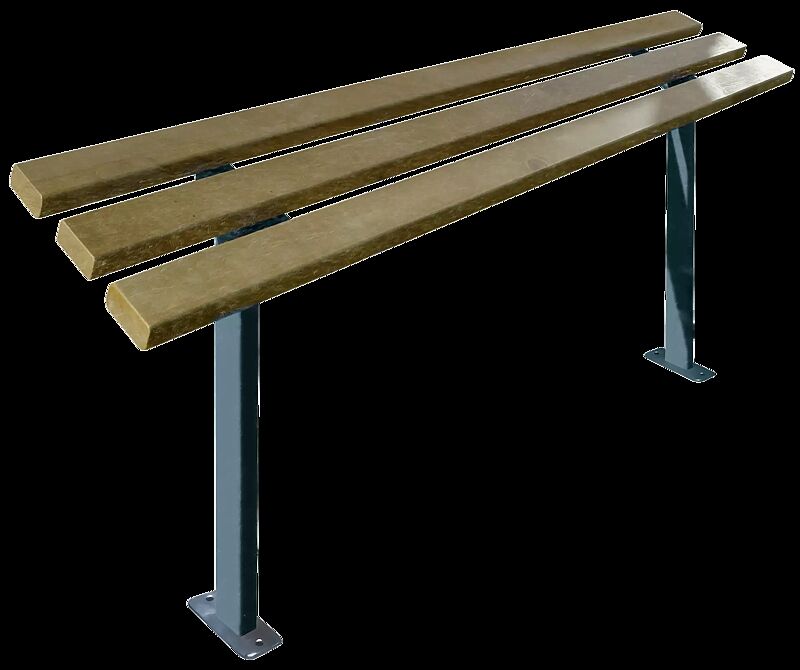 Anlehnbank SMOKY zum Aufdübeln bei +/- 0 mm