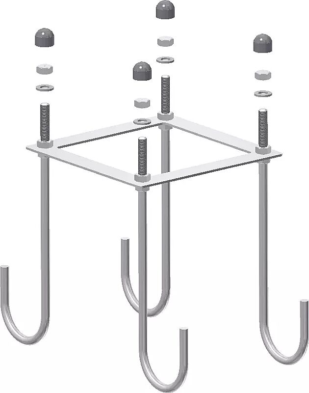 Bodenanker, Montagekorb