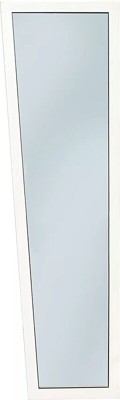 Seitenteil Typ S für Aluminium-Vordach, nach unten schmal zulaufend