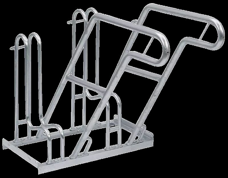 Fahrradständer RIVERSIDE, einseitig, 2 Stellplätze, 2 Anlehnbügel