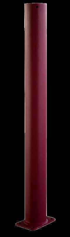 Poller MOSTOLES zum Aufdübeln, in RAL 3005 weinrot