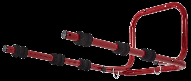 Hängeparker ISLAND, 3 Stellplätze, mit schwarzem Schaumstoff ummantelt