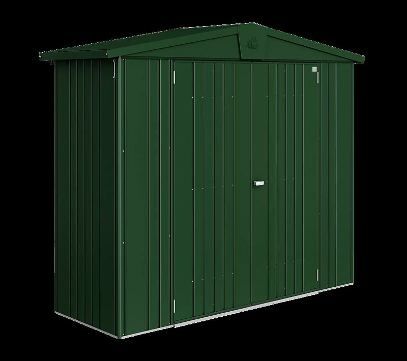 Gerätehaus EUROPA, Modell 2A in dunkelgrün