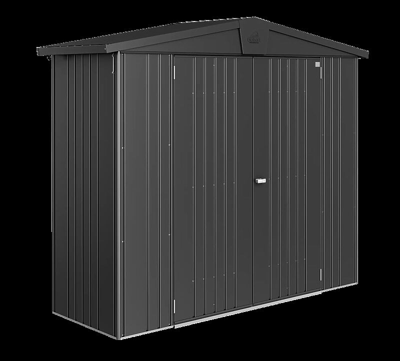 Gerätehaus EUROPA, Modell 2A in dunkelgrau-metallic