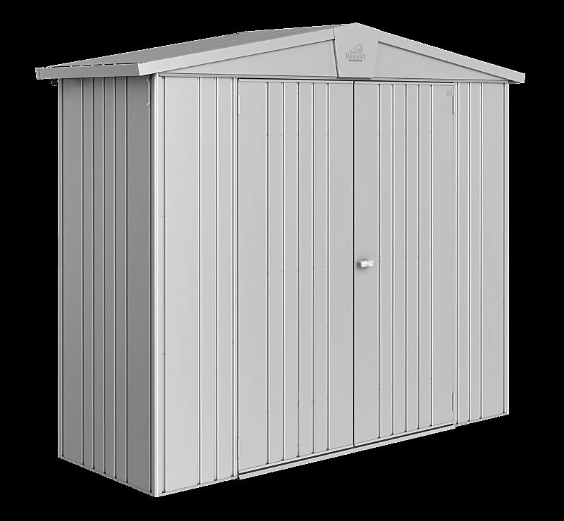 Gerätehaus EUROPA, Modell 2A in silber-metallic