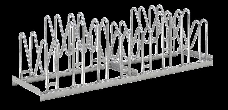 Fahrradständer HOUSTON doppelseitig, 8 Stellplätze