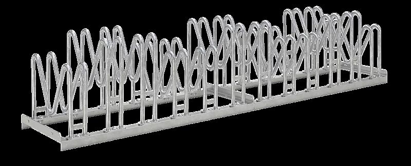 Fahrradständer HOUSTON doppelseitig, 12 Stellplätze