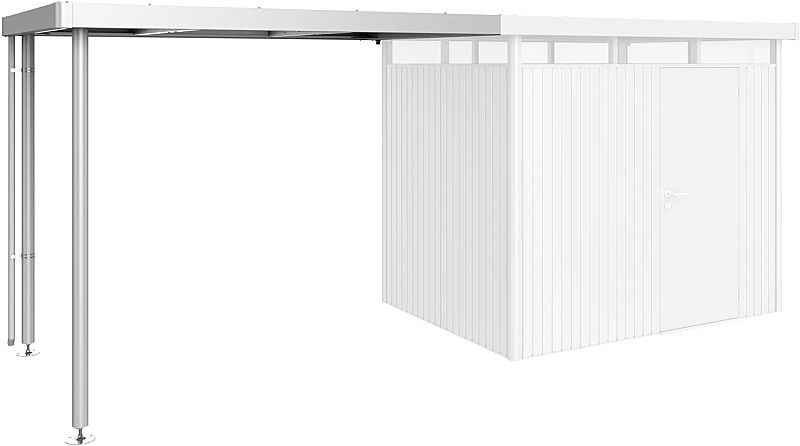 Seitendach für Gerätehaus HighLine®, Modell 2 in silber-metallic