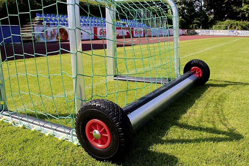 Detail: Gewichtsrohr inkl. Transportrollen