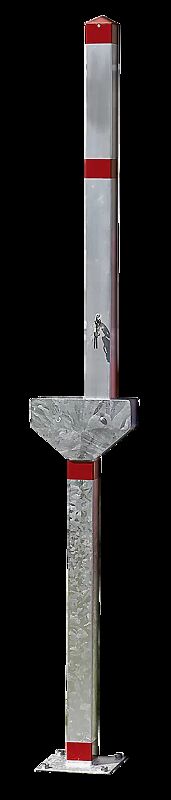 Einarm-Sperrpfosten GIJON, rechts sperrend