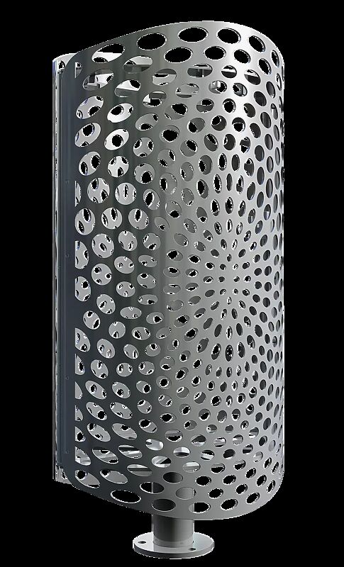 Abfallbehälter KEO in grau 2900 sable