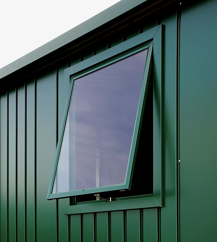 Fenster-Element, dunkelgrün