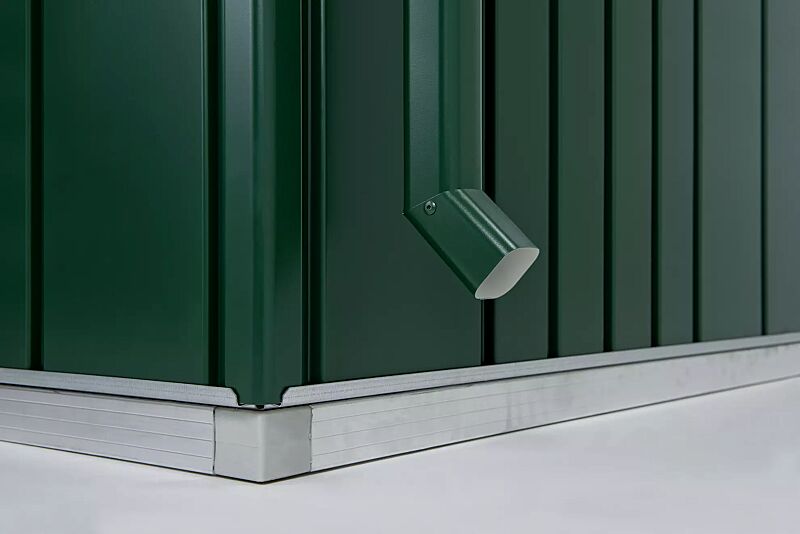 Regenfallrohr-Set, dunkelgrün