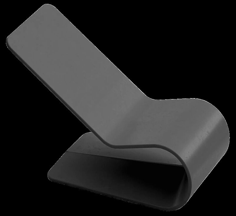 Liegebank CLIP zum freien Aufstellen, aus UTC®-Beton in dunkelgrau