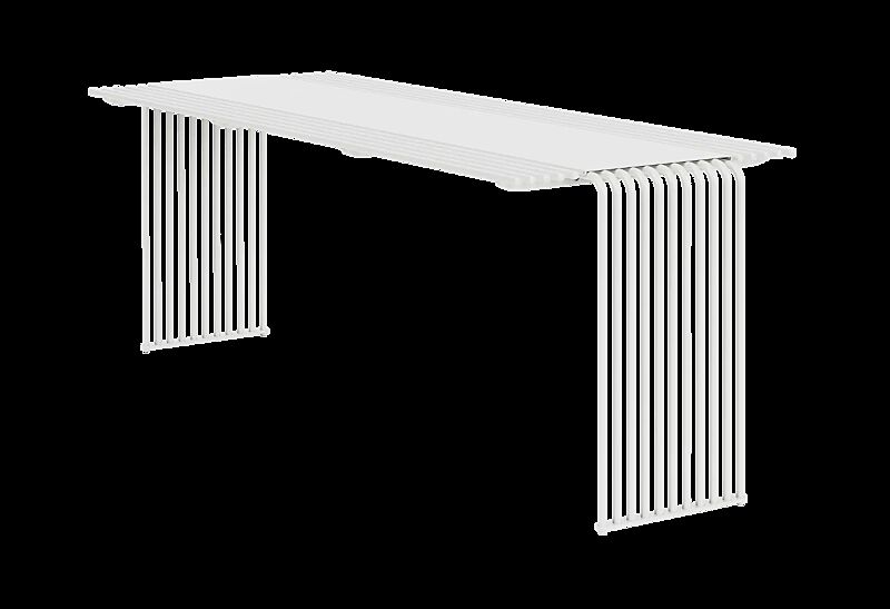 Tisch ANZIO in RAL 9003 signalweiß