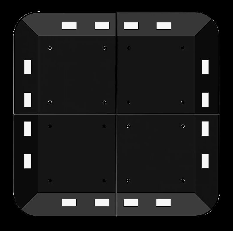 Temposchwelle BERLINER KISSEN, 4-teilig, anthrazit