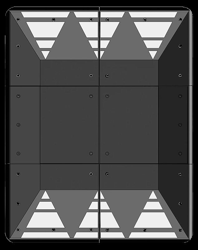 Euronormkissen NONZA, 6-teilig, in anthrazit