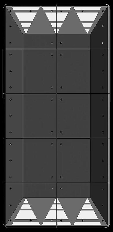 Euronormkissen NONZA, 10-teilig, in anthrazit