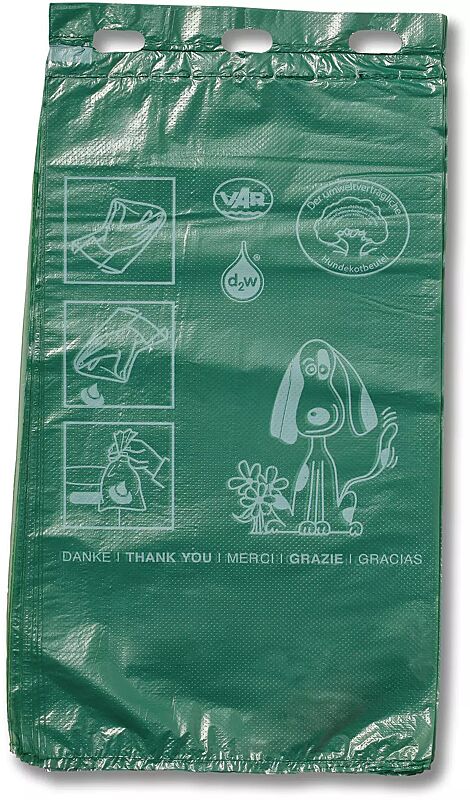 Hundekottüten in grün