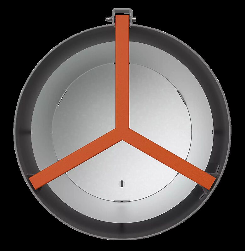 Abfallbehälter CARROARMATO, 1 Innenbehälter, in RAL 9007 graualuminium