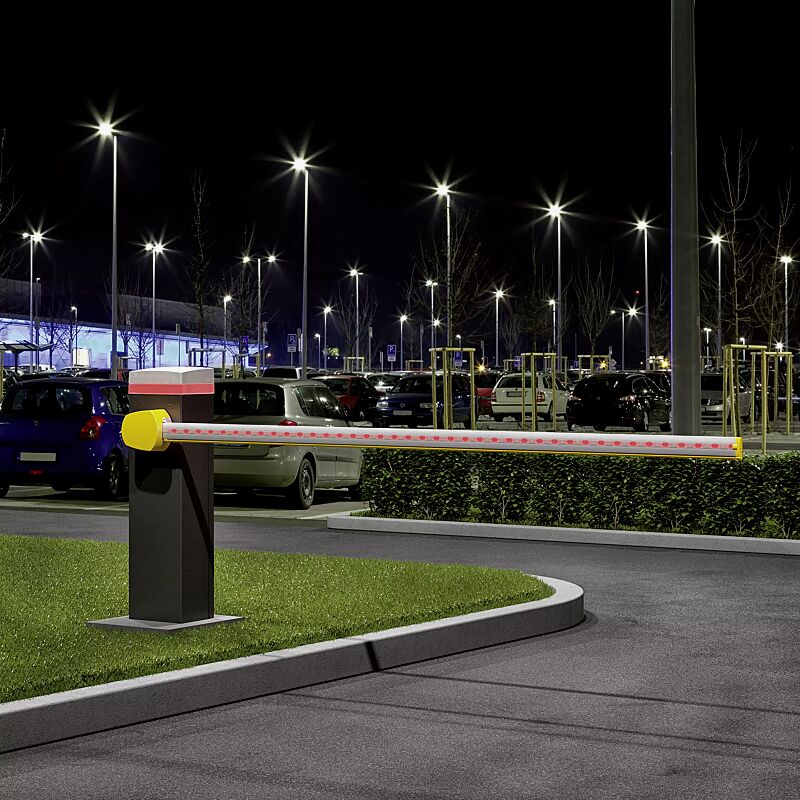 Schrankenanlage MONNES mit Absperrbreite 2,80 m für intensive Nutzung