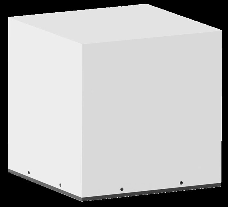 Pollerleuchte MENEN in Folienfarbe signalweiß